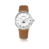 Montre Herbelin mixte acier et cuir
