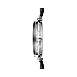Montre HERBELIN Newport Chrono homme acier bracelet cuir noir