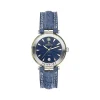 Montre Herbelin Newport homme acier bracelet cuir bleu
