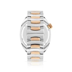 Montre homme acier et acier rosé
