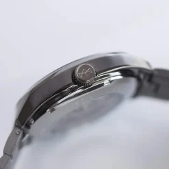 Montre homme squelette automatique acier bracelet acier