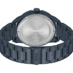 Montre HUGO Grip homme bracelet acier bleu