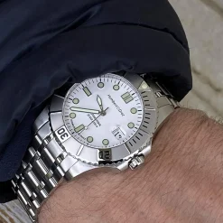 Montre HUMBERT-DROZ hd9 homme automatique, bracelet acier