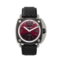 Montre HUMBERT-DROZ hd11 homme automatique, bracelet cuir noir