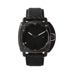 Montre HUMBERT-DROZ hd11 homme automatique, bracelet cuir noir