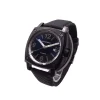 Montre HUMBERT-DROZ hd11 homme automatique, bracelet cuir noir