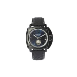 Montre HUMBERT-DROZ hd10 homme automatique, bracelet cuir noir