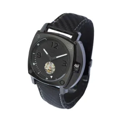 Montre HUMBERT-DROZ hd10 homme automatique, bracelet cuir noir