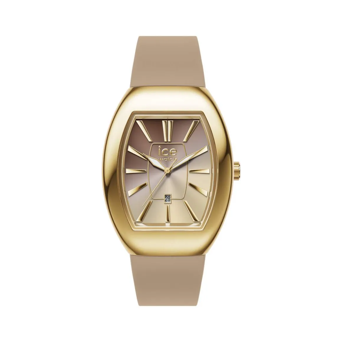 Montre ICE WATCH boliday femme bracelet silicone taupe