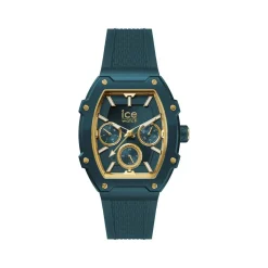 Montre ICE WATCH ice boliday femme analogique, bracelet plastique vert