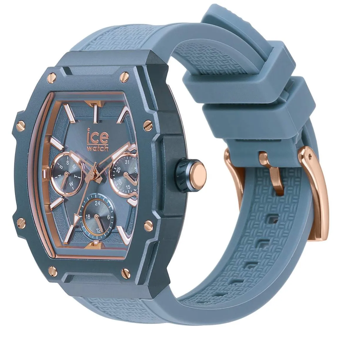 Montre ICE WATCH Ice boliday femme bracelet silicone bleu