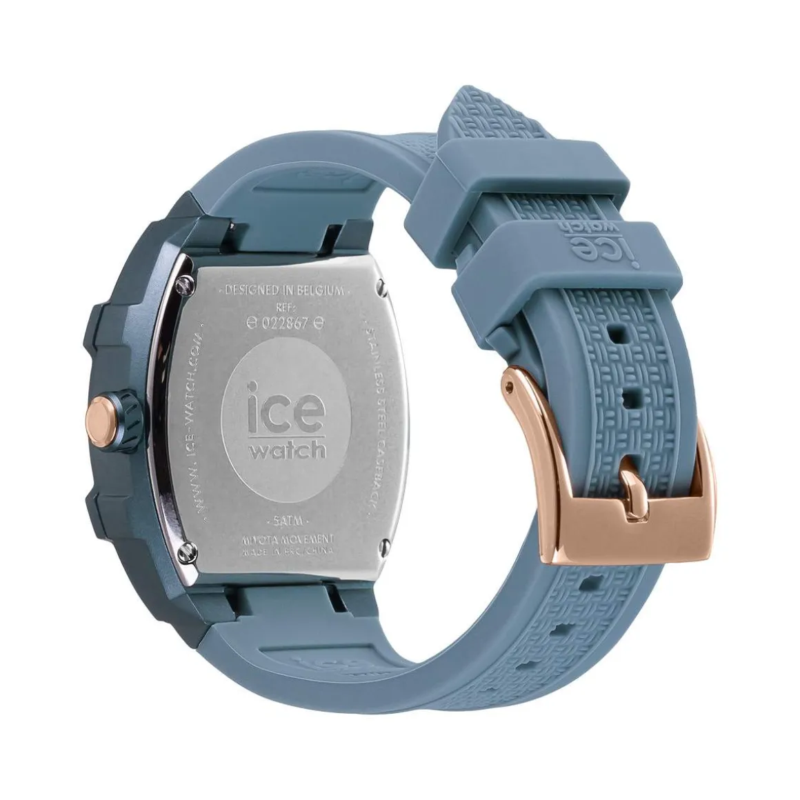 Montre ICE WATCH Ice boliday femme bracelet silicone bleu