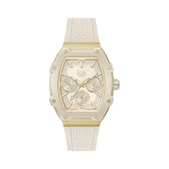 Montre ICE WATCH Ice boliday femme bracelet silicone beige