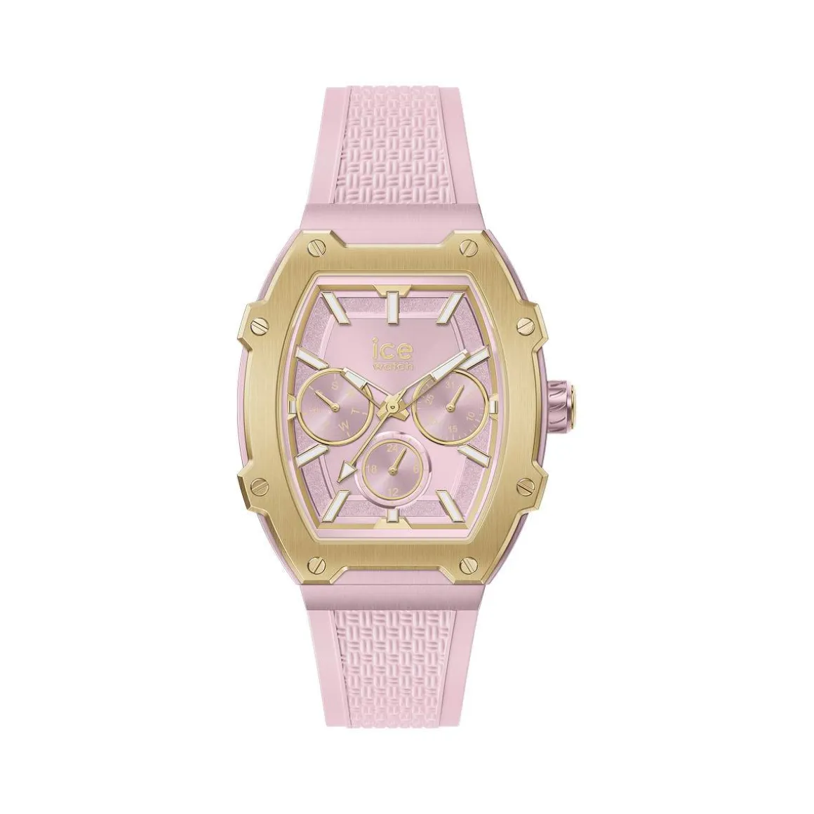 Montre ICE WATCH Ice boliday femme bracelet silicone rose
