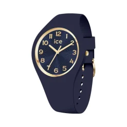 Montre ICE WATCH ice champagne femme bracelet silicone bleu marine
