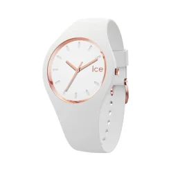 Montre ICE WATCH ice femme analogique, bracelet silicone blanc
