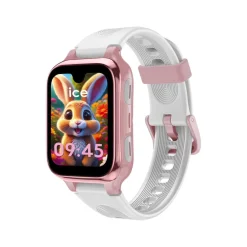 Montre ICE WATCH ice kids 4g 2.0 enfant connecté, bracelet silicone blanc
