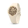 Montre ICE WATCH ice leopard femme bracelet silicone beige