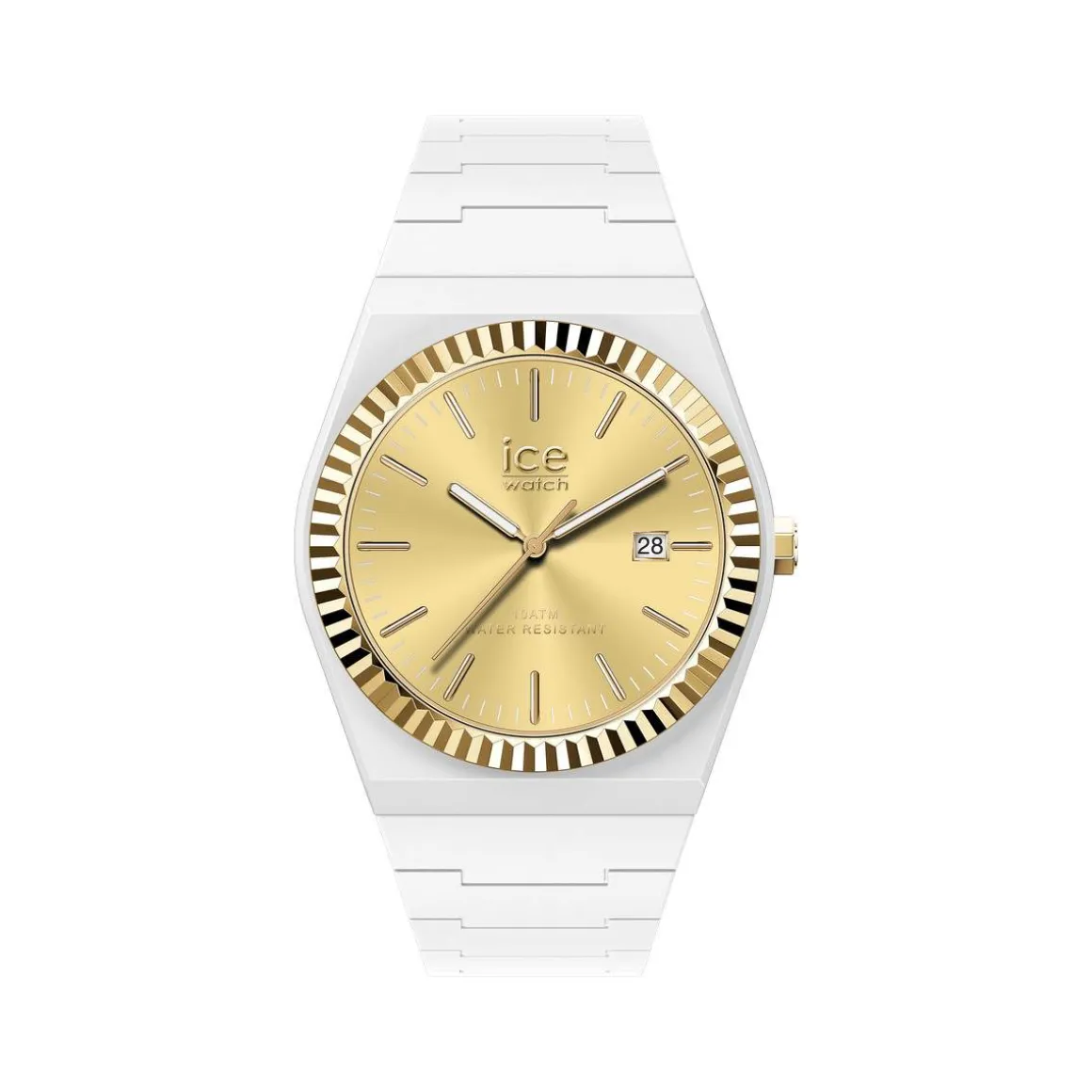 Montre ICE WATCH ice power pw1 femme bracelet silicone blanc