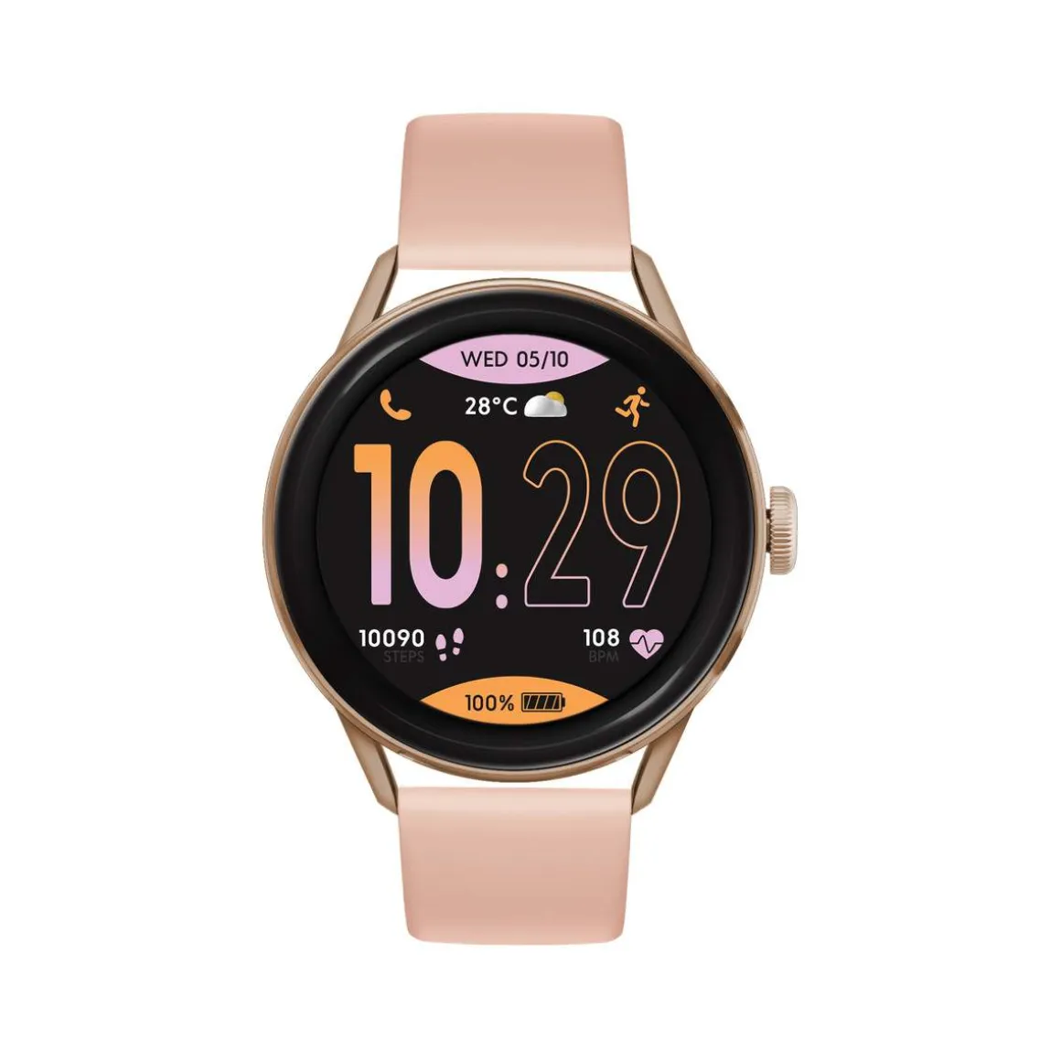 Montre ICE WATCH ice smart femme digital, bracelet plastique rose
