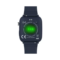 Montre ICE WATCH ice smart junior 3.0 fm enfant connecté,  boîtier plastique bleu, bracelet silicone bleu