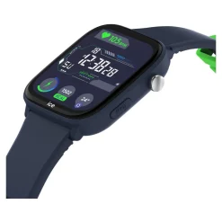 Montre ICE WATCH ice smart junior 3.0 fm enfant connecté,  boîtier plastique bleu, bracelet silicone bleu