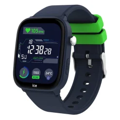 Montre ICE WATCH ice smart junior 3.0 fm enfant connecté,  boîtier plastique bleu, bracelet silicone bleu