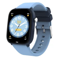 Montre ICE WATCH ice smart junior 3.0 fm enfant connecté, boîtier plastique bleu, bracelet silicone bleu