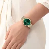Montre LACOSTE crocorigin femme bracelet acier inoxydable doré jaune
