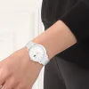 Montre Lacoste 12.12 femme résine bracelet silicone blanc