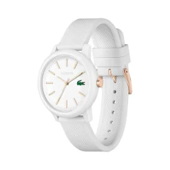 Montre Lacoste 12.12 femme résine bracelet silicone blanc