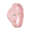 Montre Lacoste 12.12. femme résine bracelet silicone rose