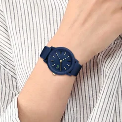 Montre Lacoste 12.12. femme résine bracelet silicone bleu