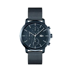 Montre Lacoste homme acier bleu maile milanaise