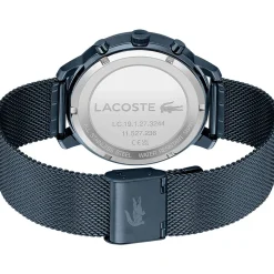 Montre Lacoste homme acier bleu maile milanaise
