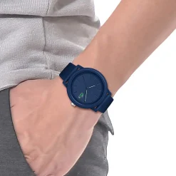 Montre Lacoste 12.12. homme résine bracelet silicone bleu