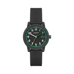Montre LACOSTE 12.12 Kids enfant résine bracelet silicone noir