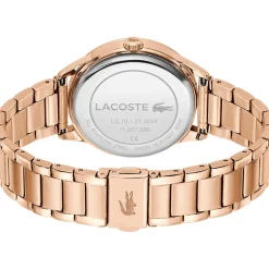 Montre LACOSTE Ladycroc femme bracelet acier doré jaune