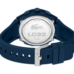 Montre LACOSTE lc33 homme bracelet silicone bleu