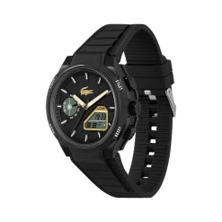 Montre LACOSTE lc33 homme bracelet silicone noir