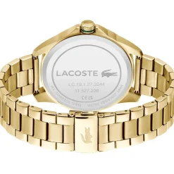 Montre LACOSTE le croc homme acier doré jaune cadran vert