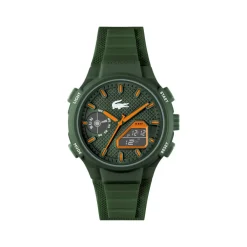 Montre LACOSTE l33-x homme bracelet silicone vert