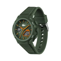 Montre LACOSTE l33-x homme bracelet silicone vert