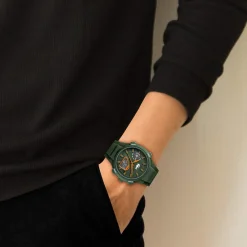 Montre LACOSTE l33-x homme bracelet silicone vert