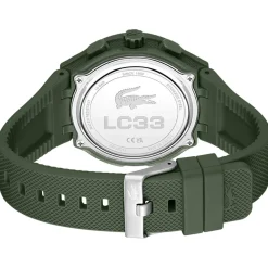 Montre LACOSTE l33-x homme bracelet silicone vert