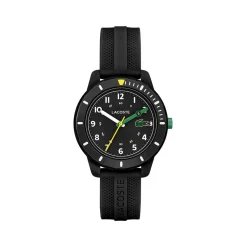 Montre LACOSTE mini tennis enfant bracelet silicone noir