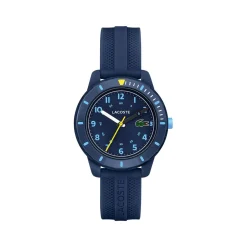 Montre LACOSTE mini tennis enfant bracelet silicone bleu