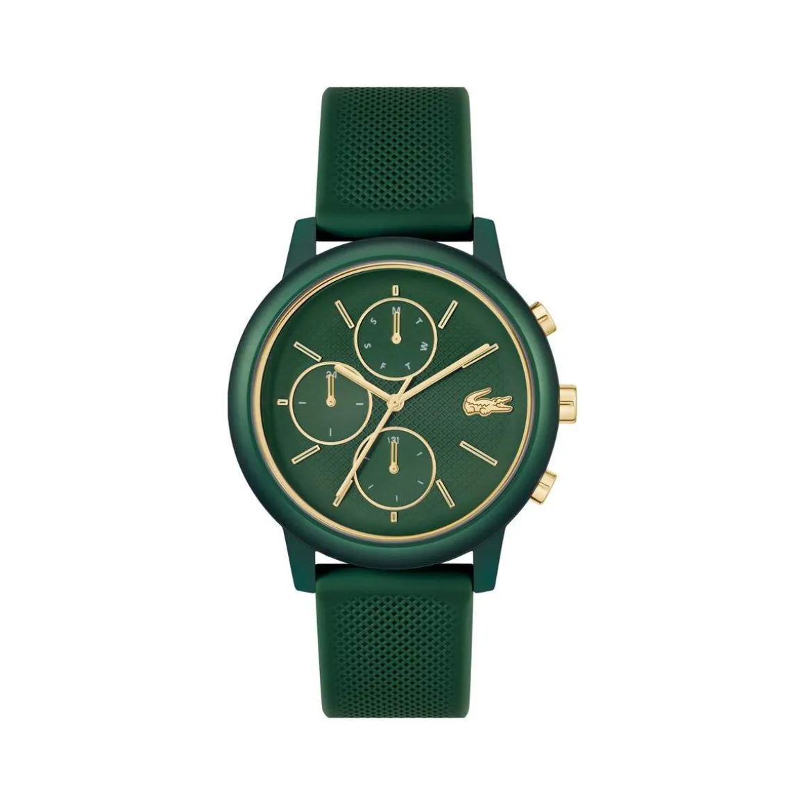 Montre LACOSTE.12.12 move homme bracelet silicone vert