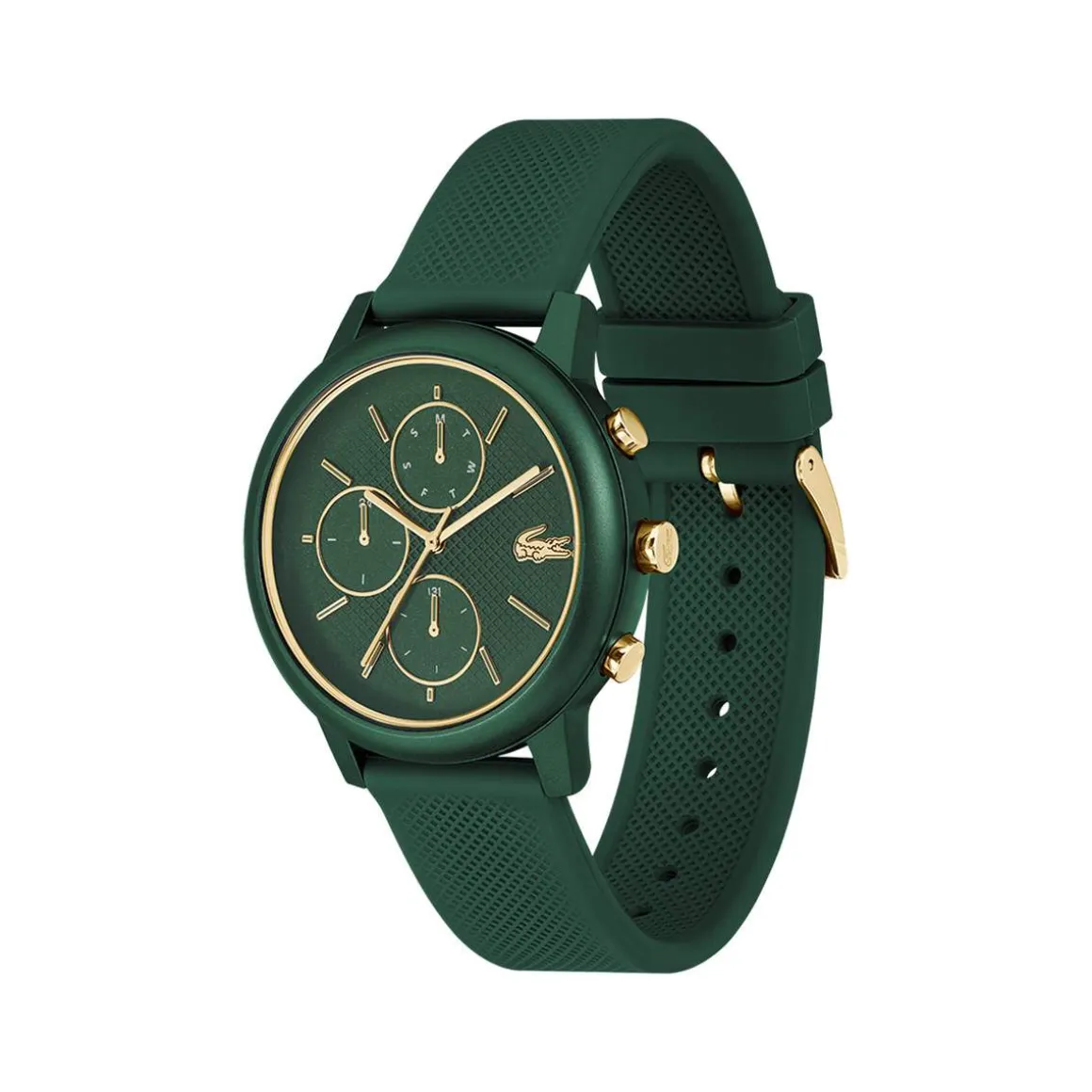 Montre LACOSTE.12.12 move homme bracelet silicone vert