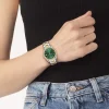 Montre LACOSTE parisienne femme bracelet acier inoxydable bicolore jaune
